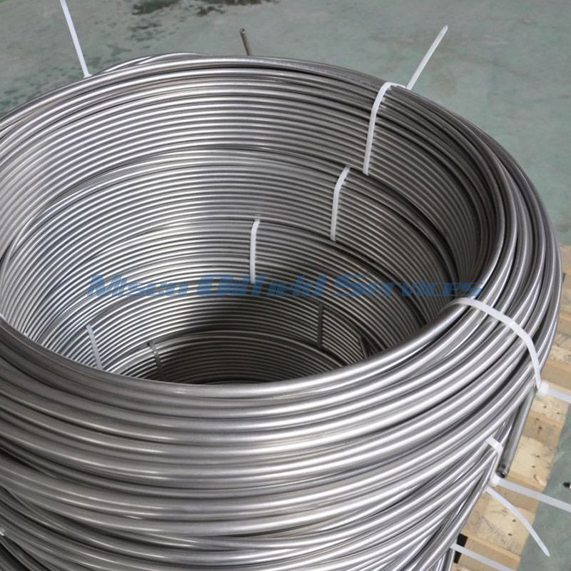 ASTM A269 Aço inoxidável 316/316L Tubos enrolados soldados ISO em petróleo e gás
