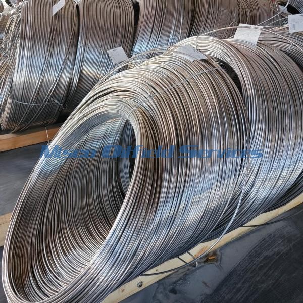 Alta resistência e resistência à corrosão duplex aço inoxidável S31803 Tubulação enrolada geotérmica 
