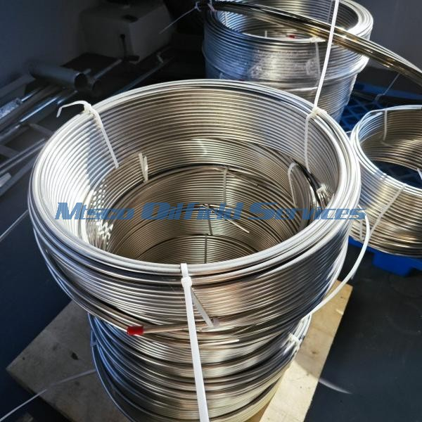 Alta resistência e resistência à corrosão duplex aço inoxidável S31803 Tubulação enrolada geotérmica 