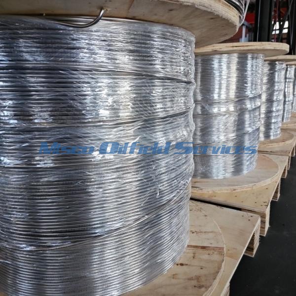 Alta resistência e resistência à corrosão duplex aço inoxidável S31803 Tubulação enrolada geotérmica 
