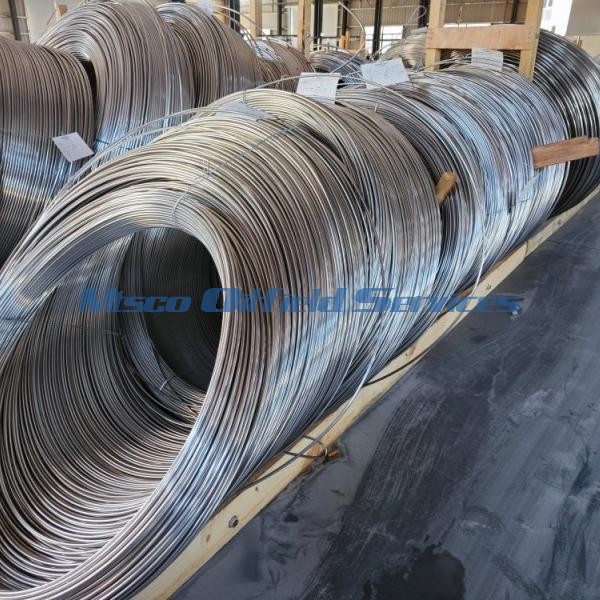Resistência à corrosão Aço inoxidável 304/316 Tubos enrolados de núcleo único para indústria de petróleo