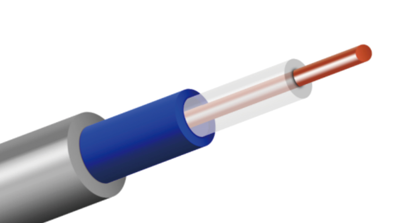 Cabo encapsulado wireline com o tubo exterior da liga de níquel 825 do fio de cobre