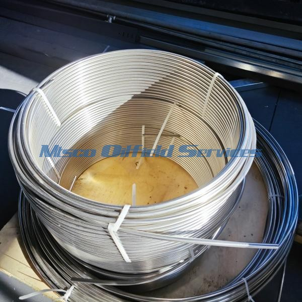 316/316L Aço inoxidável Tubos enrolados para injeção química em aplicações geotérmicas