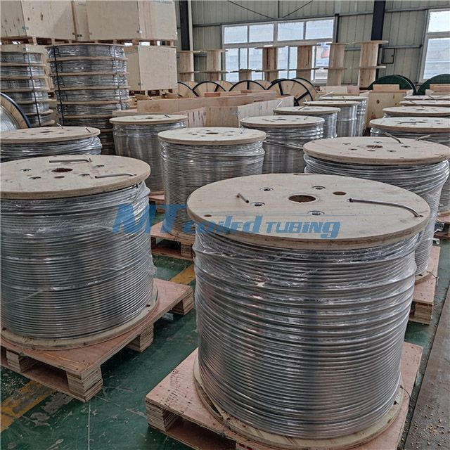 2507/2205 Duplex Steel Chemical Bright Anneal Boiler Tube Welded Coil Tubing Usado na Perfuração de Petróleo